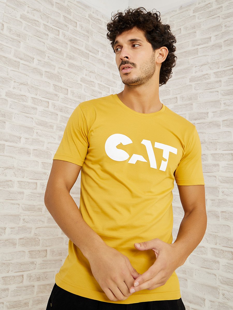 Pack of 2 - Slogan Print Regular Fit T-shirt