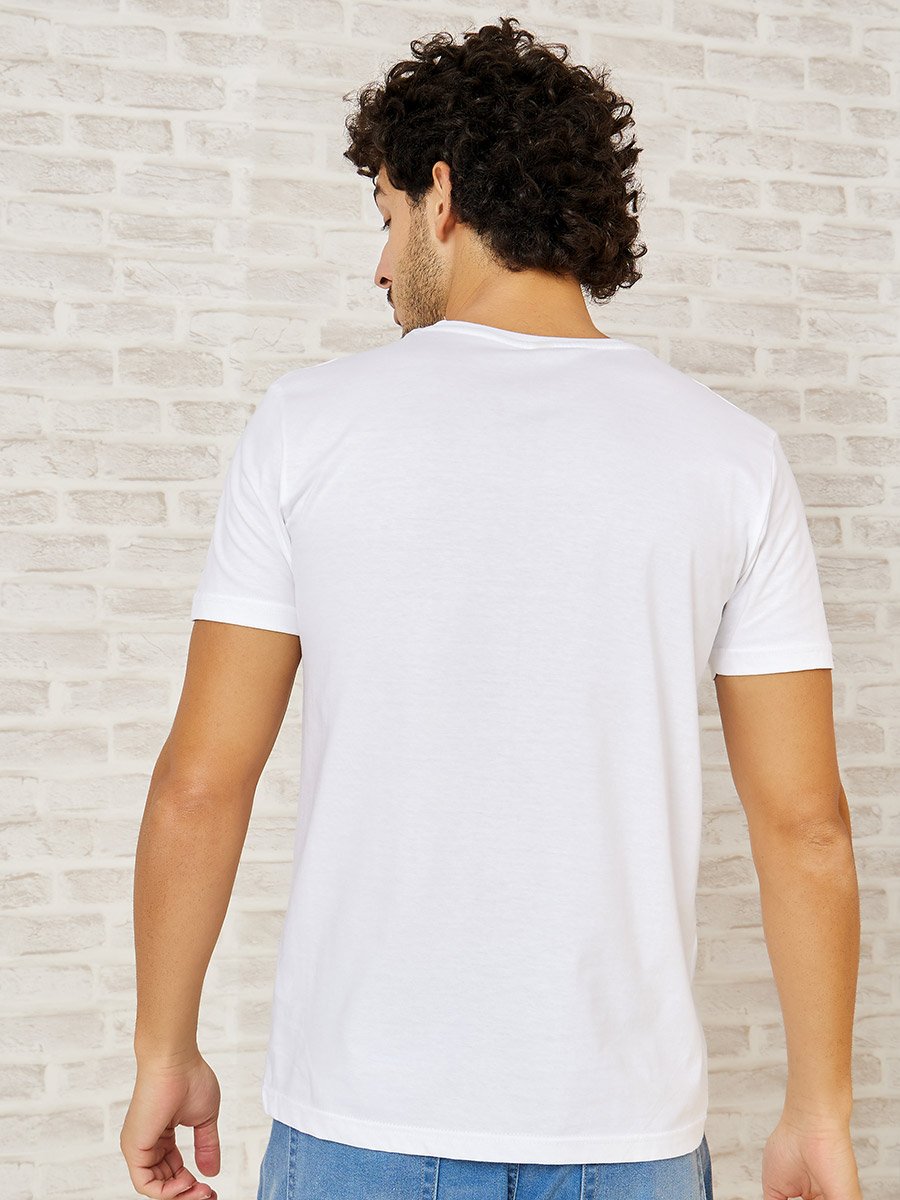 Pack of 2 - Slogan Print Regular Fit T-shirt