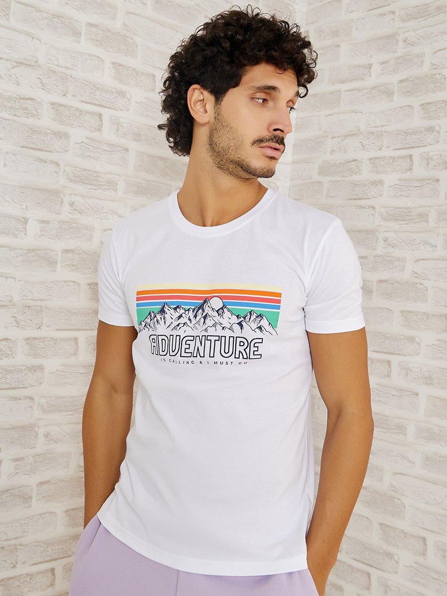 Pack of 2 - Graphic Print Regular Fit T-shirt
