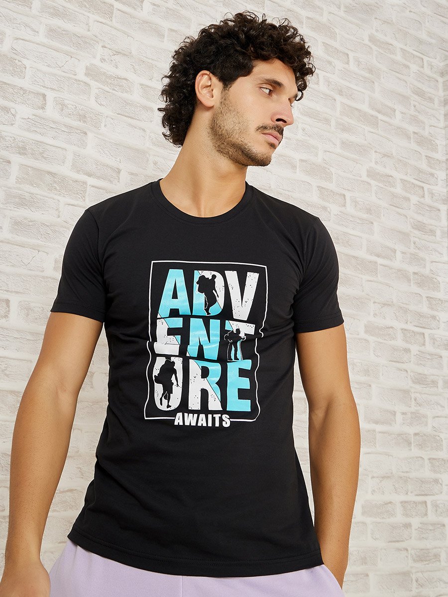 Pack of 2 - Graphic Print Regular Fit T-shirt