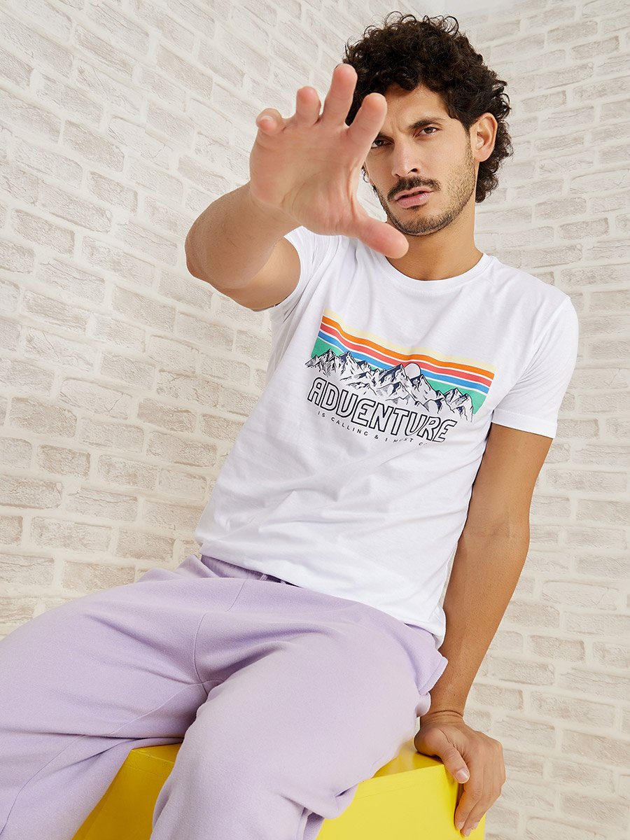Pack of 2 - Graphic Print Regular Fit T-shirt