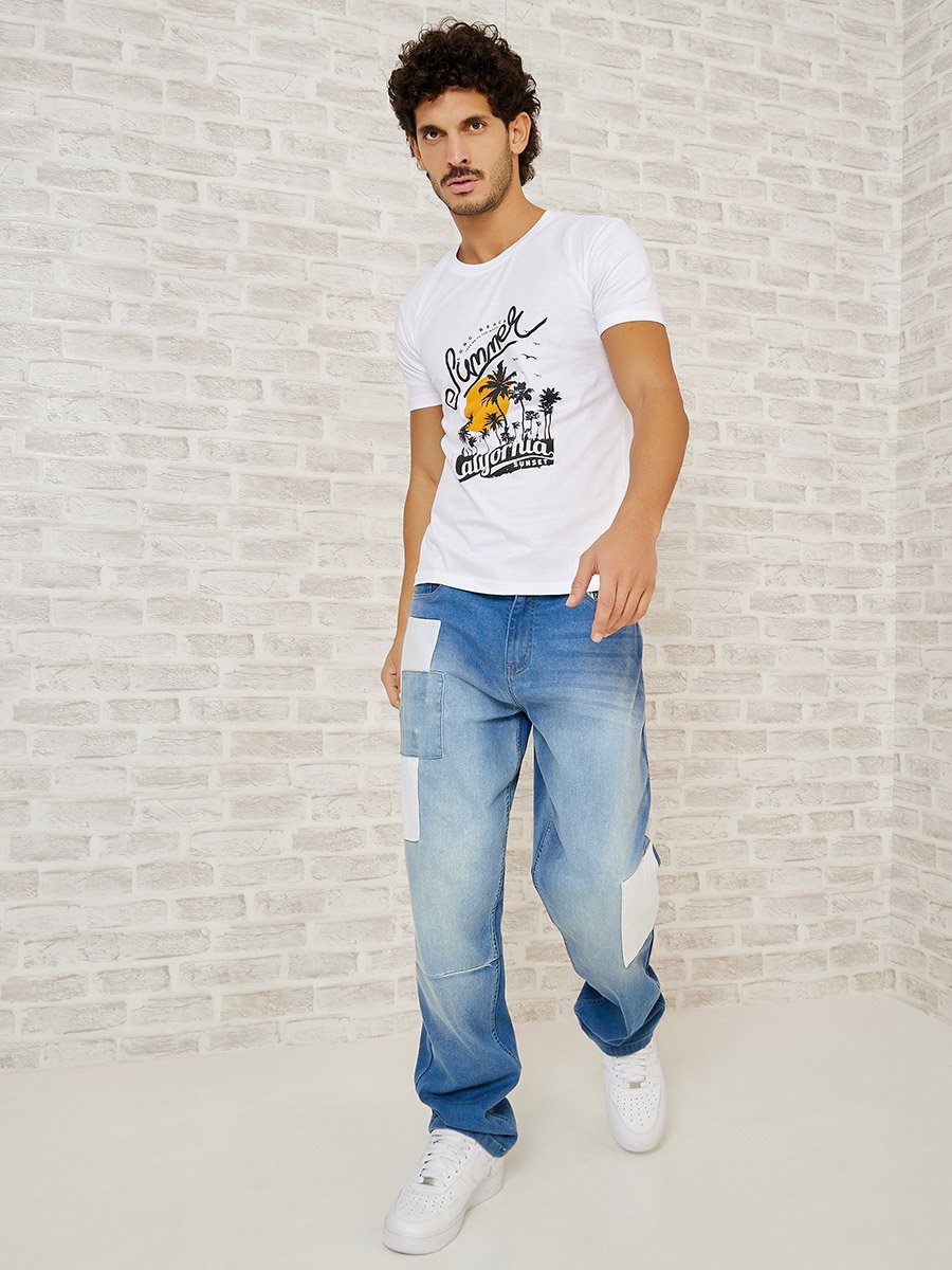 Pack of 2 - Graphic Print Regular Fit T-shirt