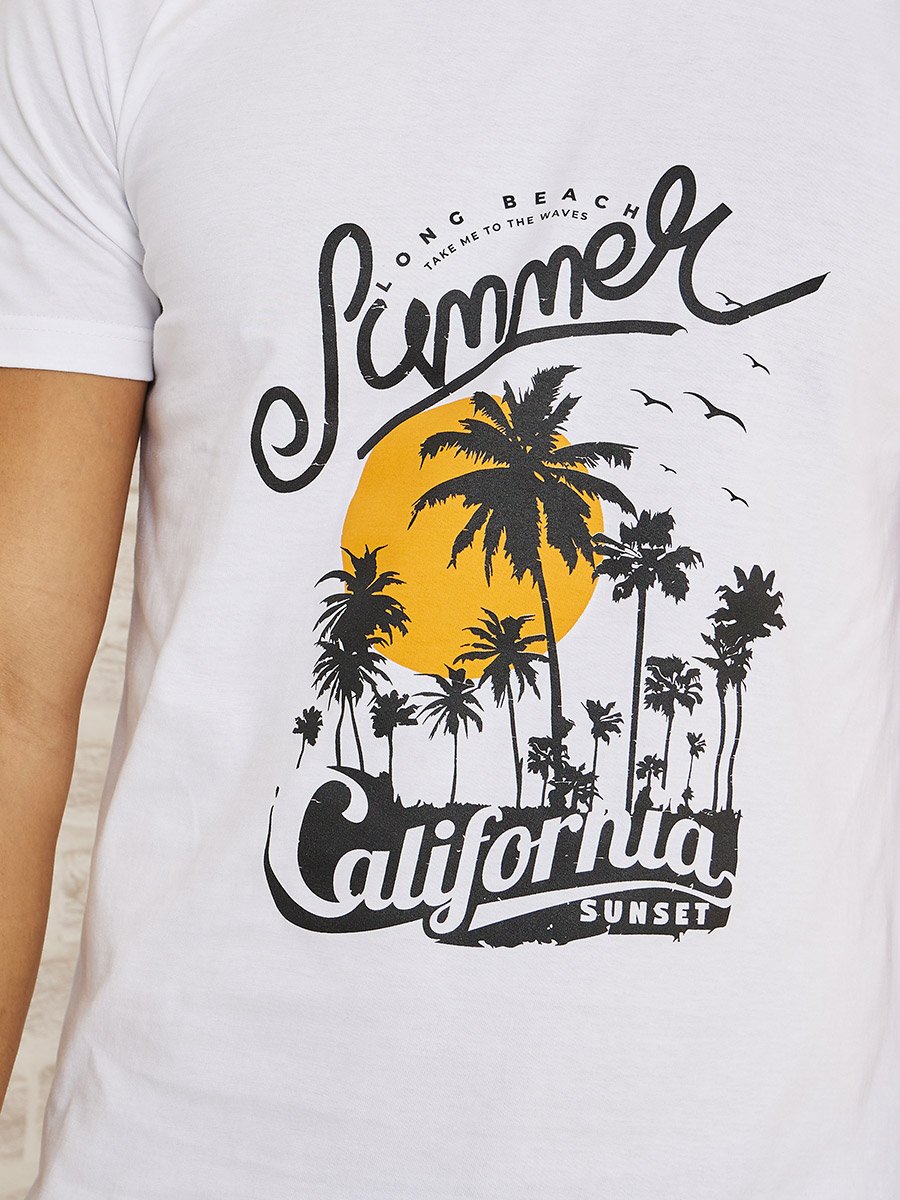 Pack of 2 - Graphic Print Regular Fit T-shirt