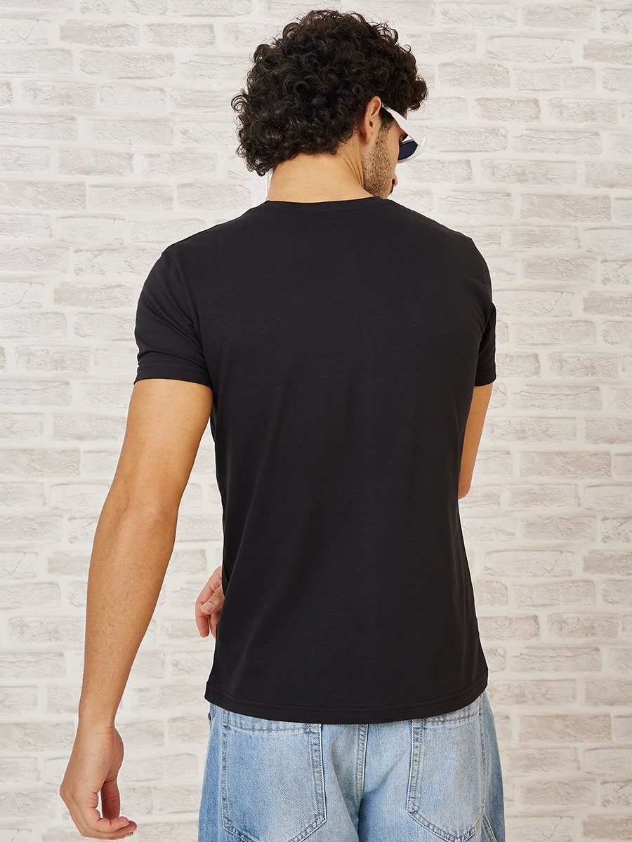 Pack of 2 - Slogan Print Regular Fit T-shirt