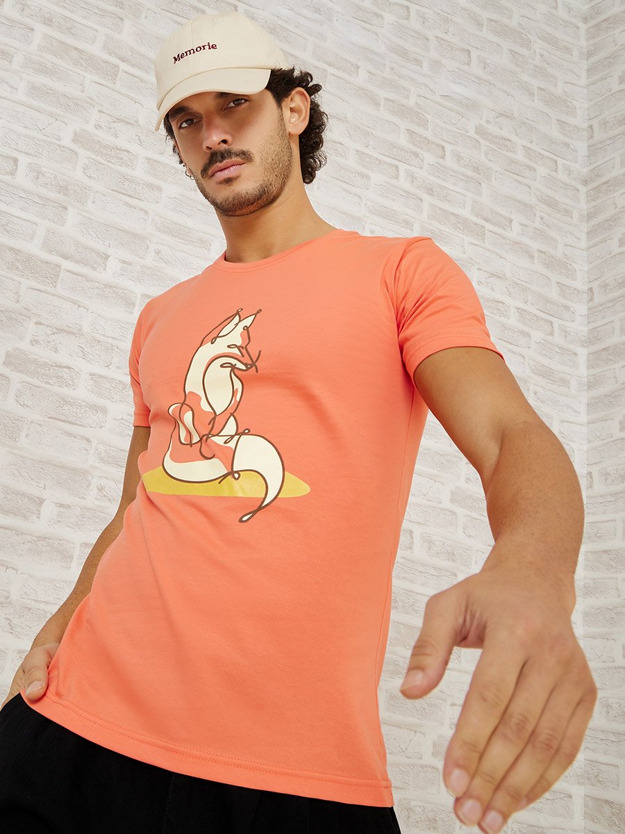 Pack of 2 - Graphic Print Regular Fit T-shirt