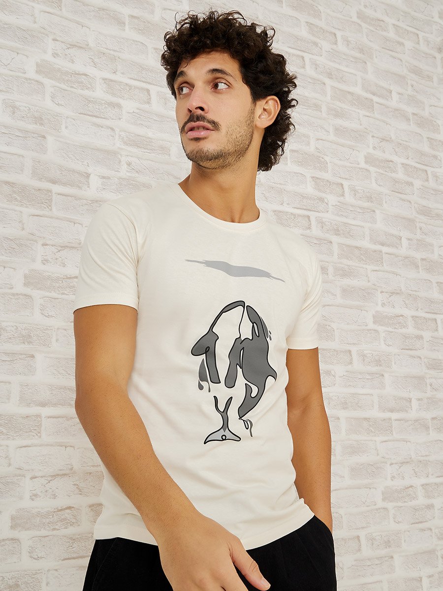 Pack of 2 - Graphic Print Regular Fit T-shirt