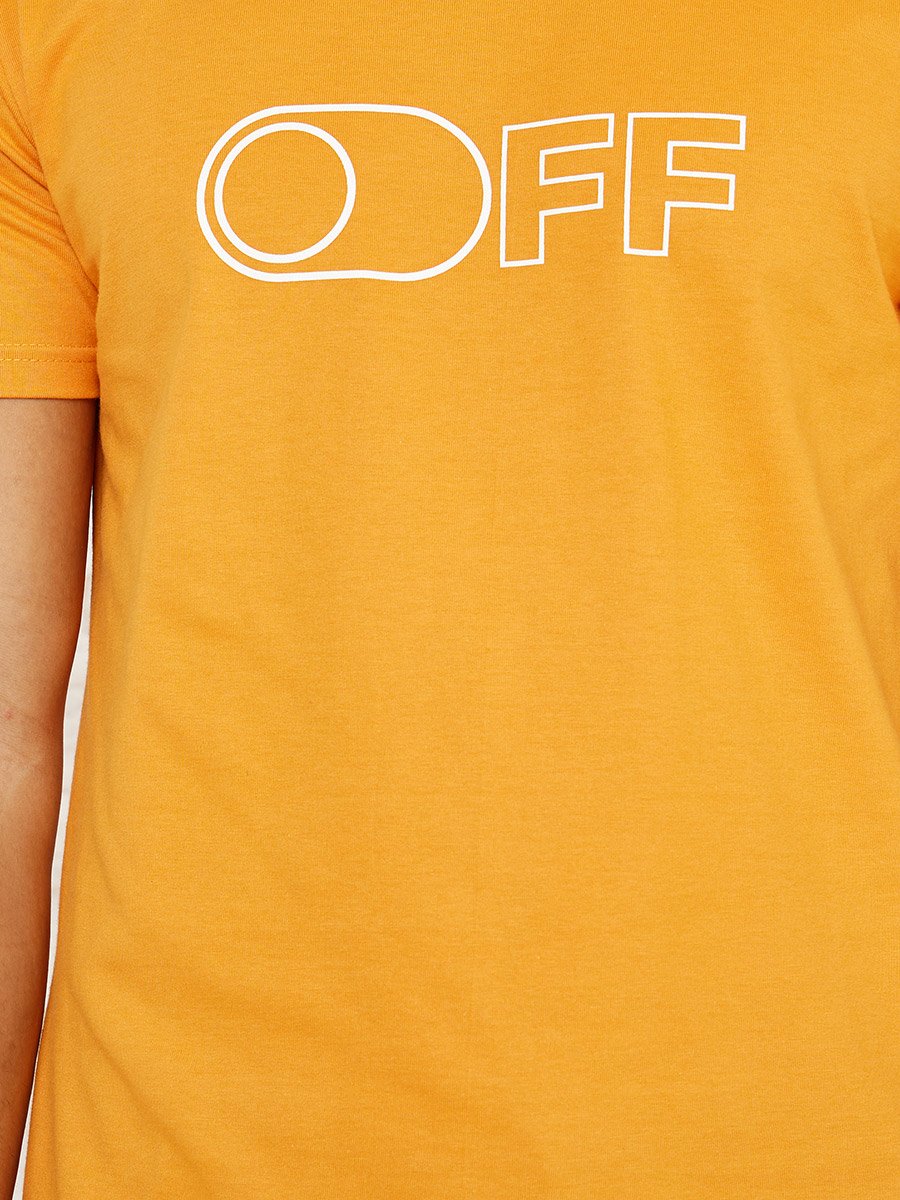 Pack of 2 - Slogan Print Regular Fit T-shirt