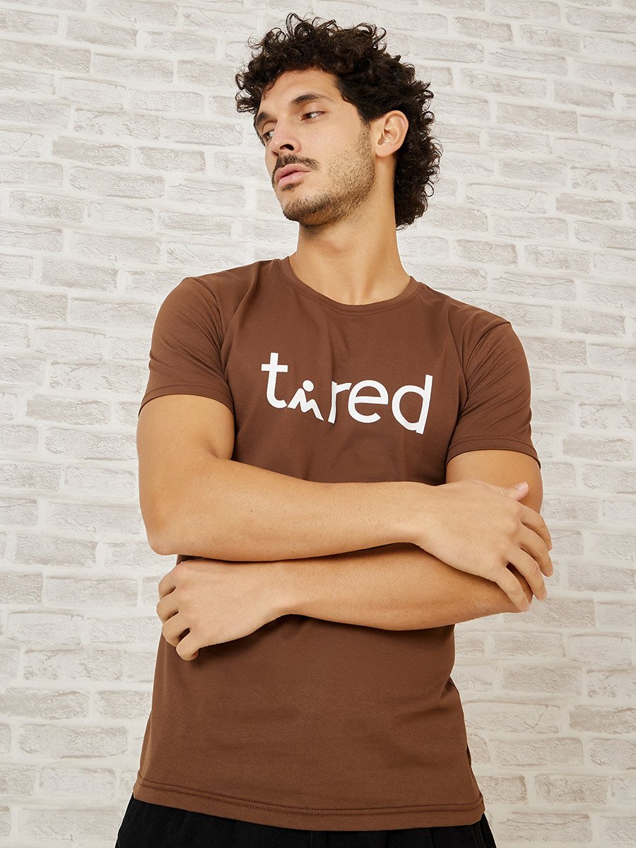 Pack of 2 - Slogan Print Regular Fit T-shirt