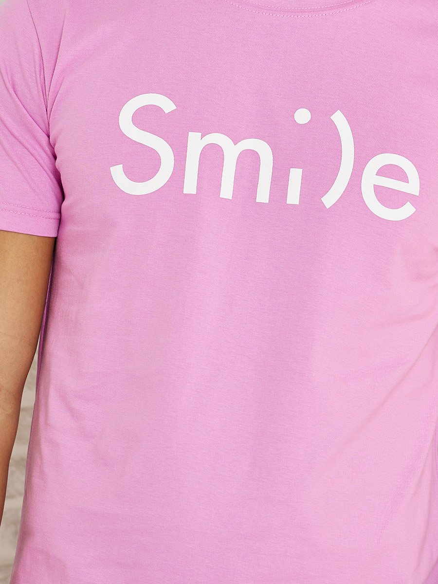 Pack of 2 - Slogan Print Regular Fit T-shirt