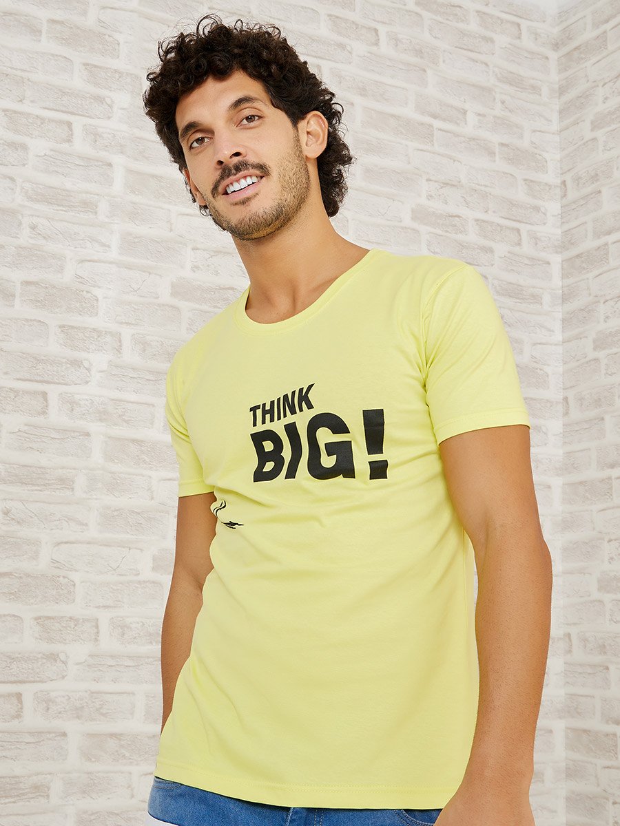 Pack of 2 - Slogan Print Regular Fit T-shirt
