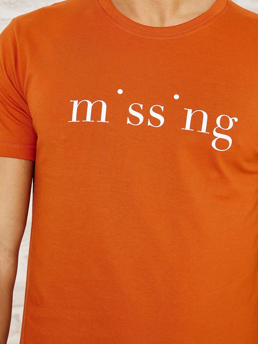 Pack of 2 - Slogan Print Regular Fit T-shirt