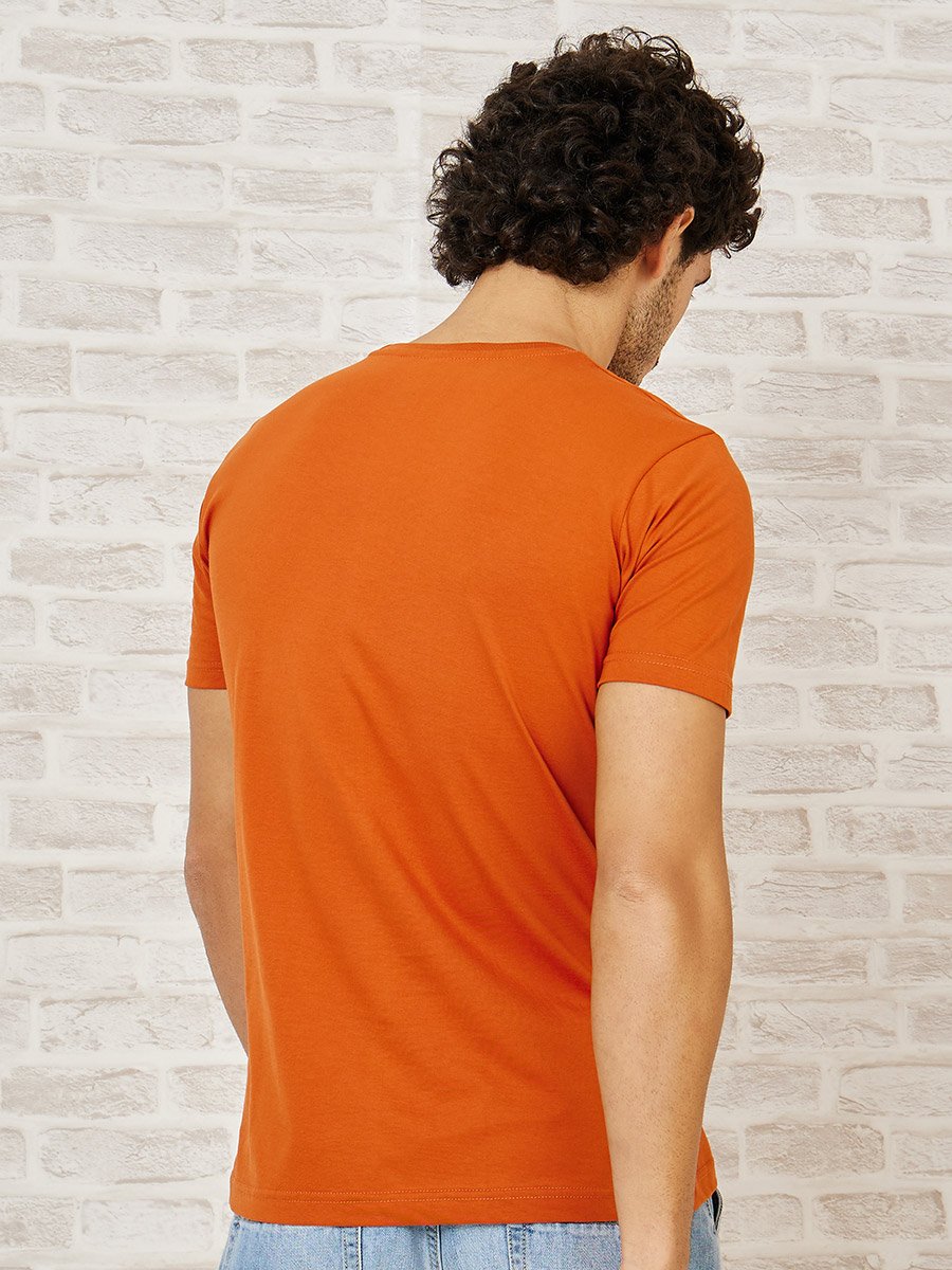 Pack of 2 - Slogan Print Regular Fit T-shirt