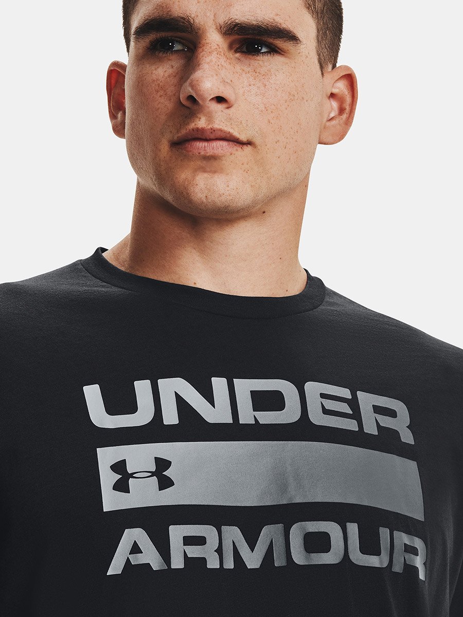 Team Wordmark Printed Round Neck T-shirt