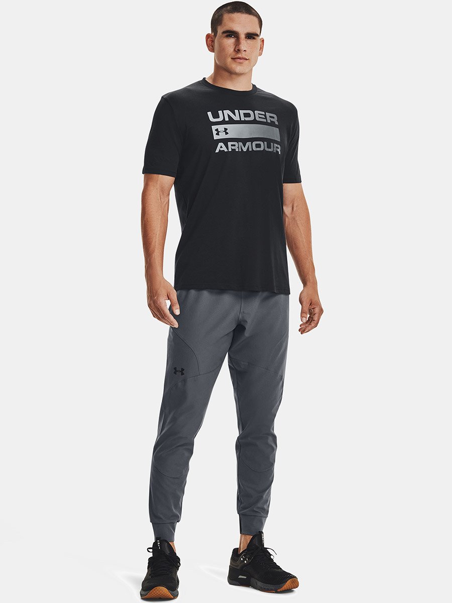 Team Wordmark Printed Round Neck T-shirt