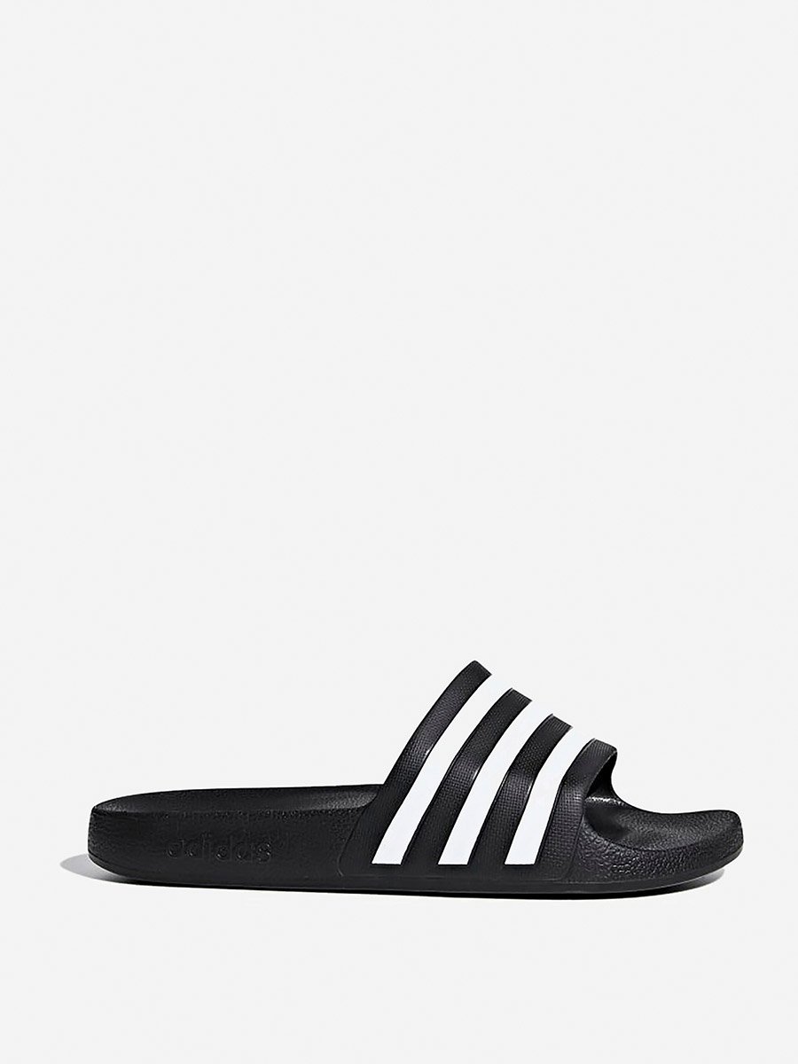 Adilette Aqua Unisex Slides Black