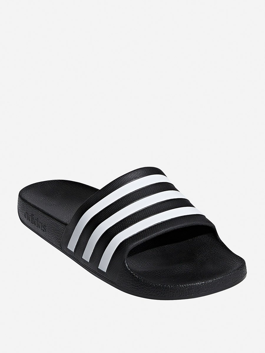 Adilette Aqua Unisex Slides Black
