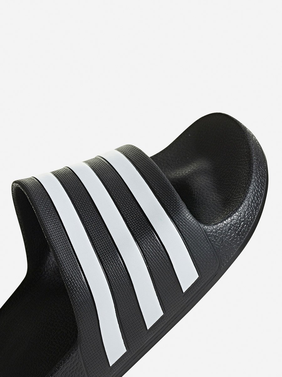 Adilette Aqua Unisex Slides Black