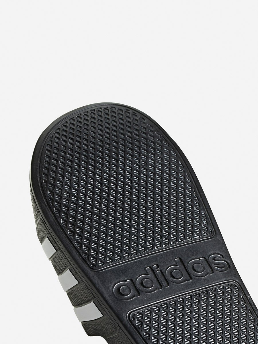 Adilette Aqua Unisex Slides Black