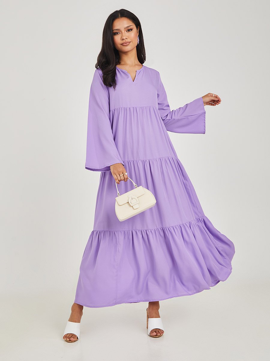 chinese dress ladies Oasis Bright Floral Flute Sleeve Maxi Dress