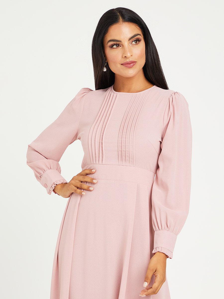 high neck long sleeve knee length dress Elegant Long Sleeve Knee-Length Black Cocktail Dress Medium