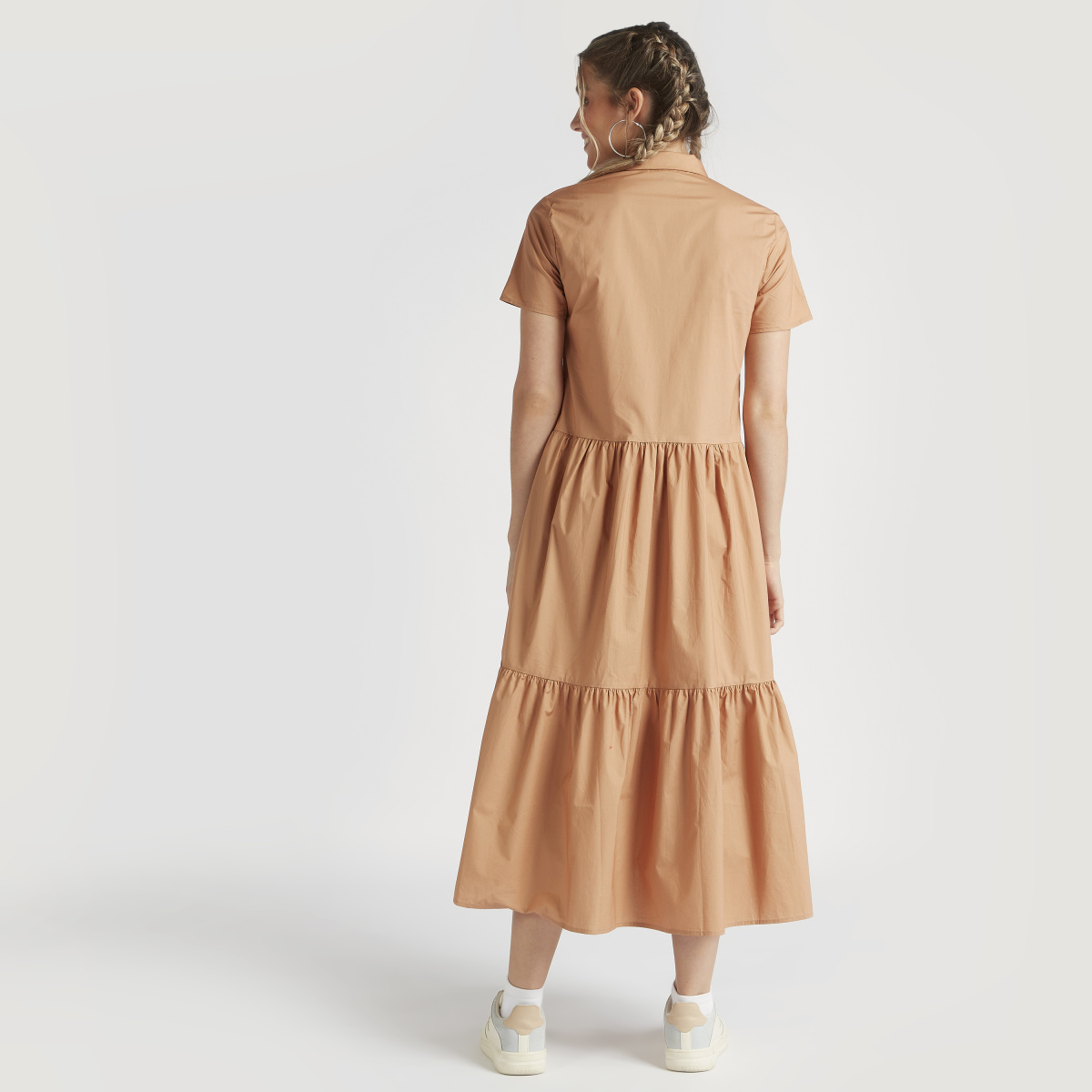 off shoulder tulle midi dress Emerie Eyelet Mini Dress