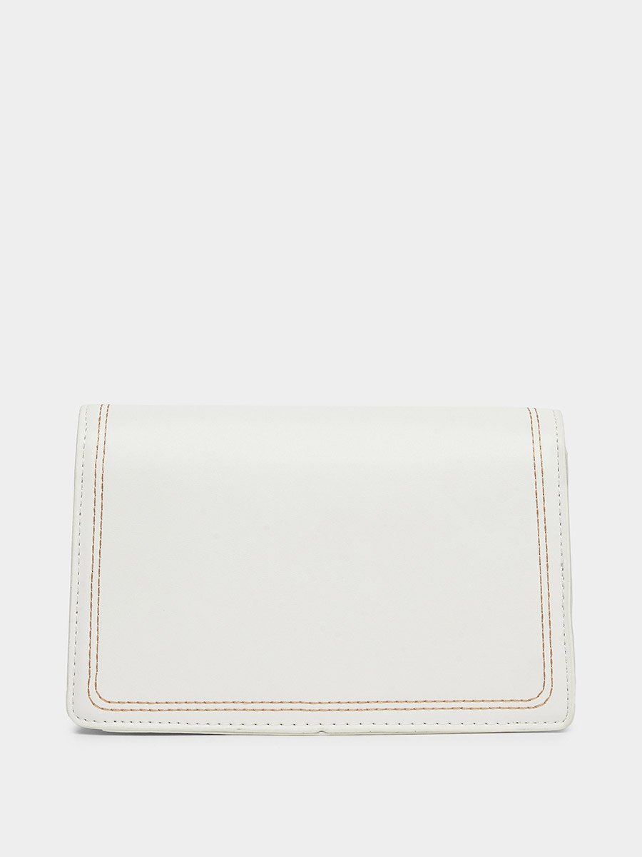 Stiched Gold Detailed Crossbody Bag
