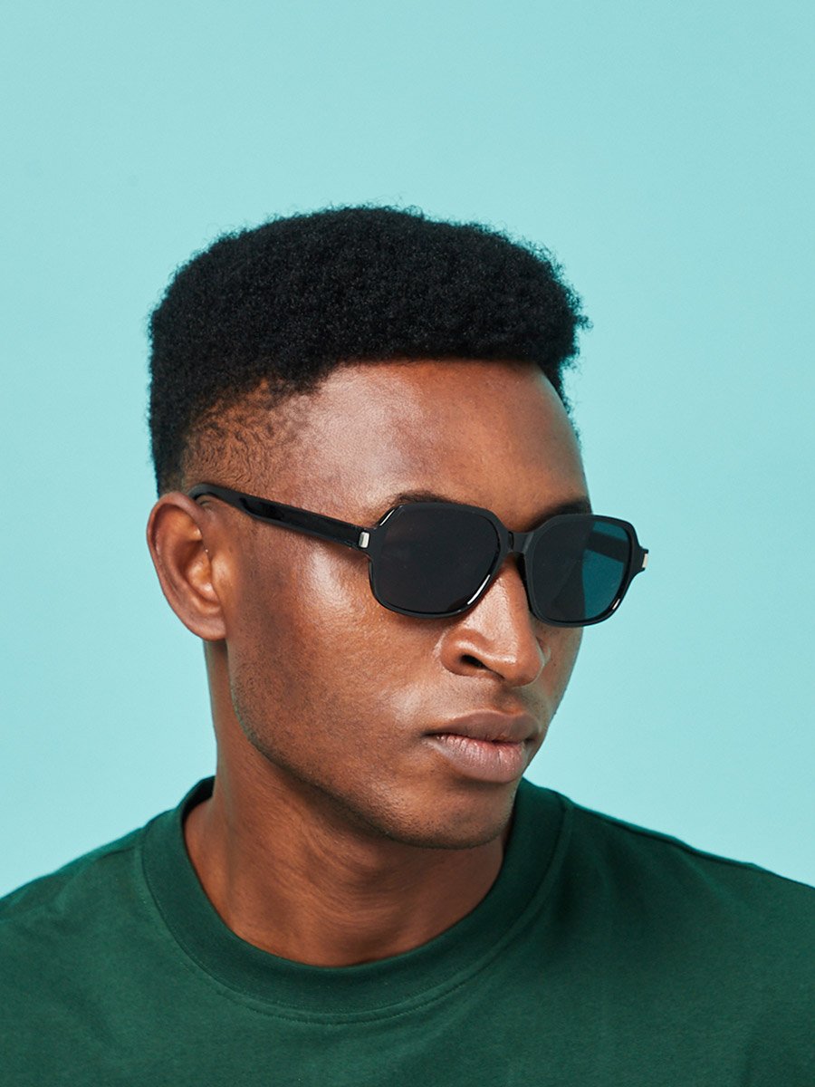 Solid Square Sunglasses