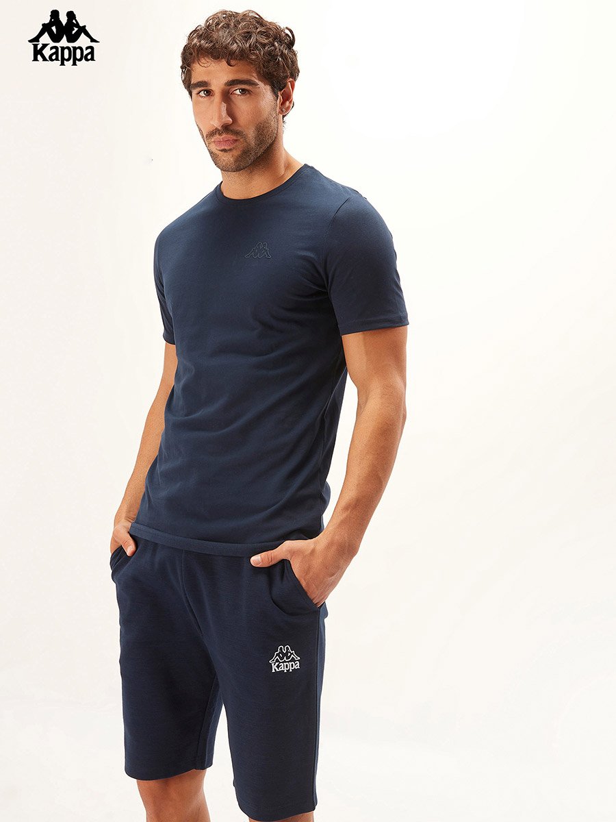 Solid Crew Neck T-shirt with Short Sleeves