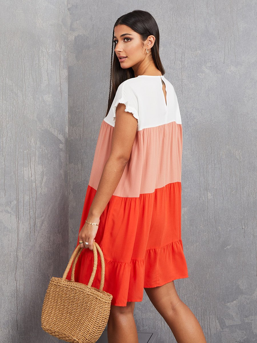 long knit tank dress Knit Striped Tank Dress