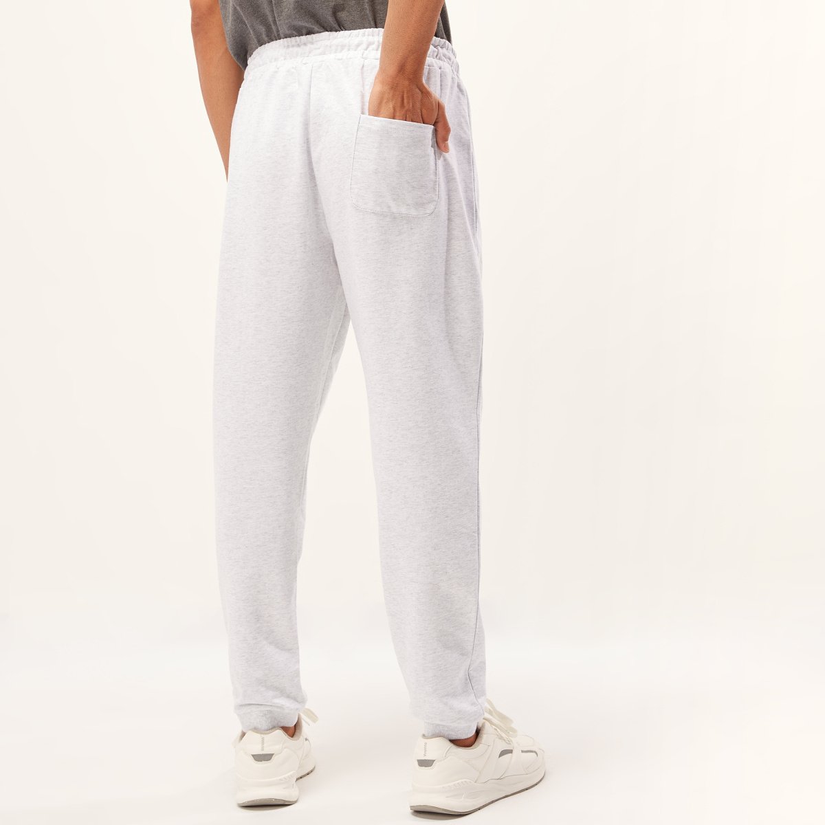 Relaxed Fit Solid Jogger with Pocket Detail and Drawstring