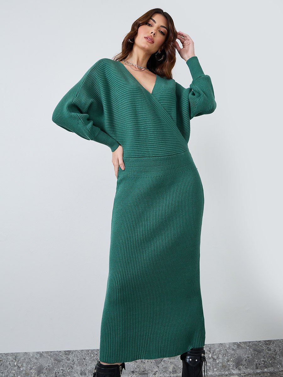 sachin and babi light blue dress 31% OFF] 2026 Solid Asymmetric Neck Ribbed Sweater Mock Button Women  Sweater Dress In APRICOT
