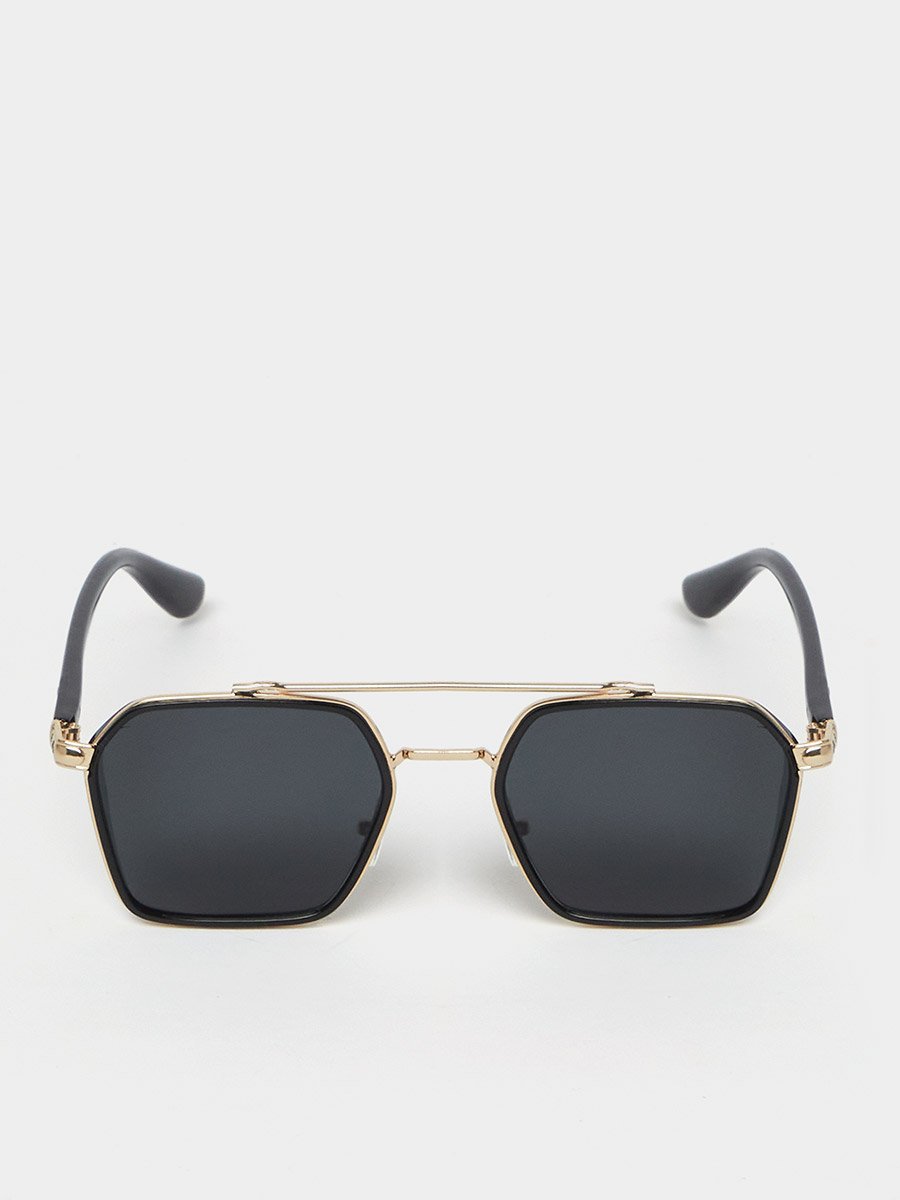 Double Bridge Aviator Sunglasses