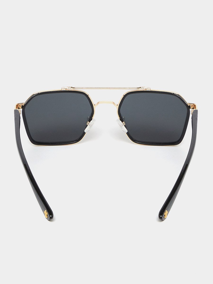 Double Bridge Aviator Sunglasses