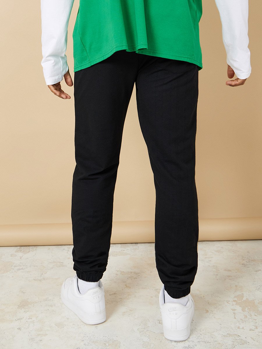 French Terry Slim Fit Jogger with Elasticated Cuffed