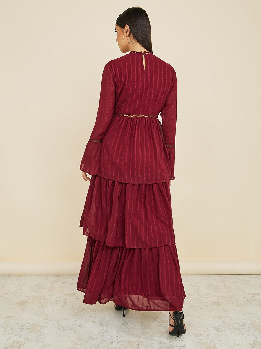 chinese dress ladies Bell Sleeve Lace Dress – Endless Rose main image 1