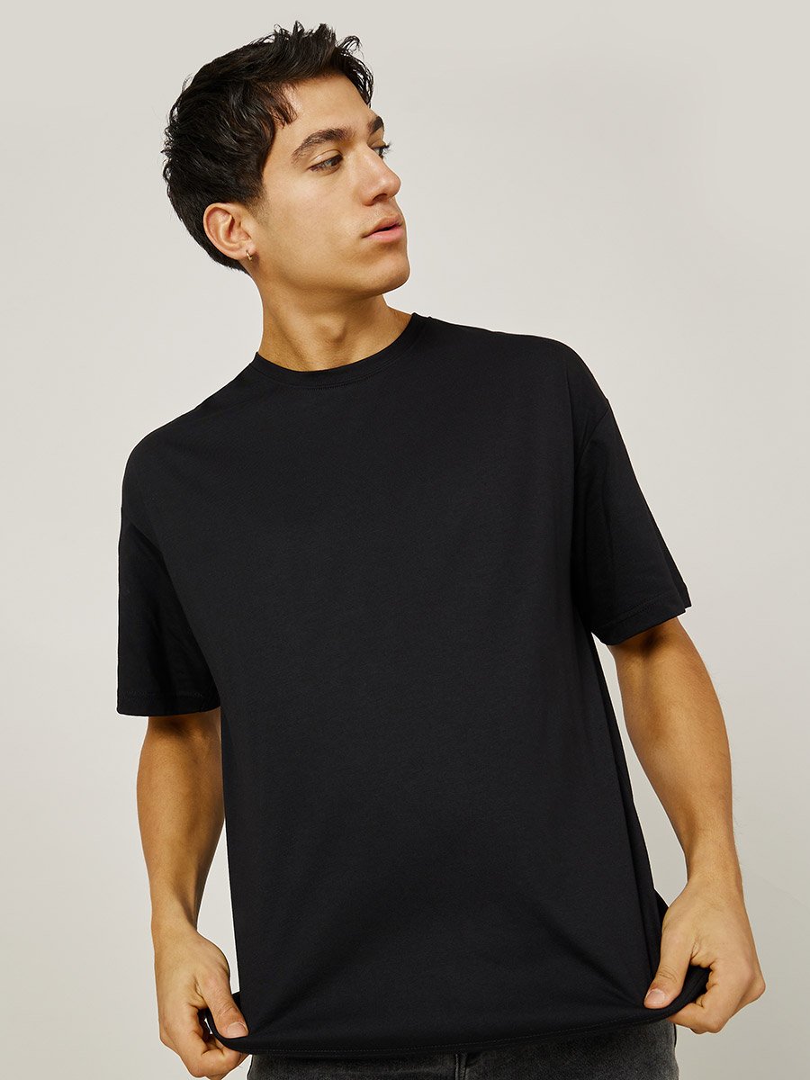 Back Graphic Print Oversized T-Shirt