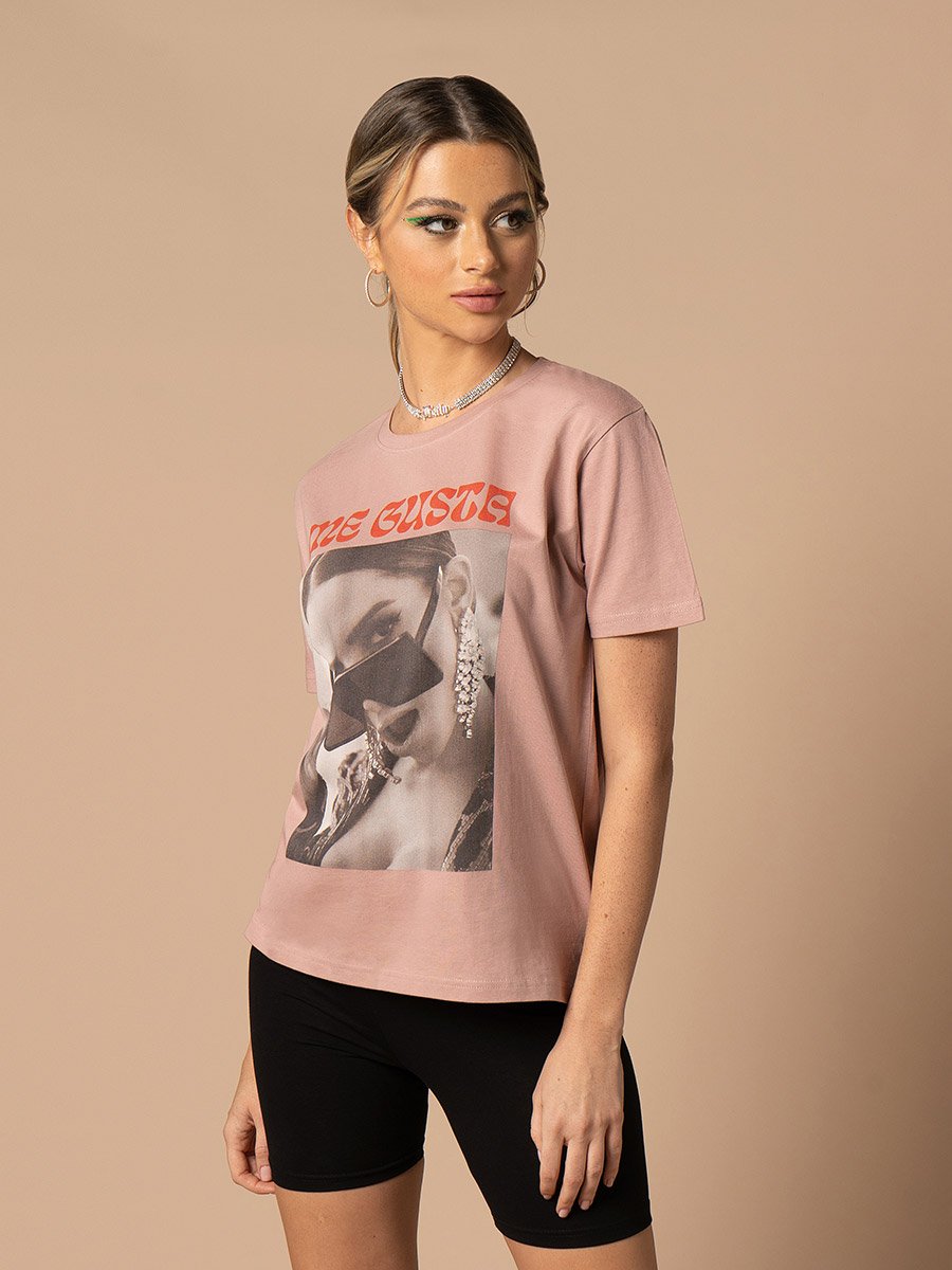 Regular Fit Me Gusta Graphic T-Shirt
