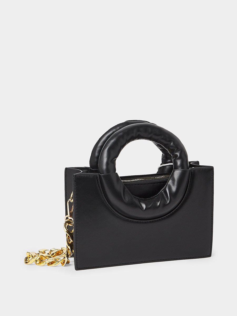 Chunky Chain Detail Handbag with Inner Pouch