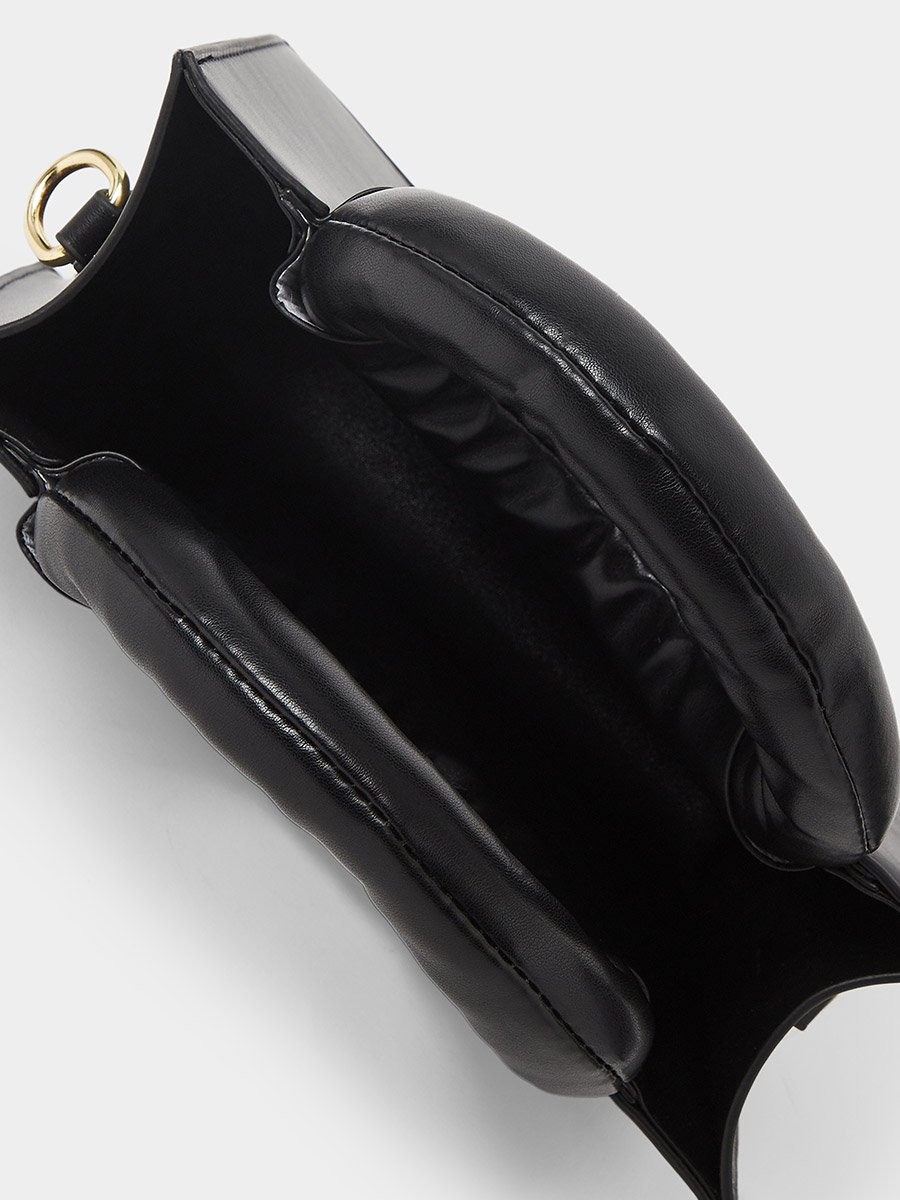 Chunky Chain Detail Handbag with Inner Pouch