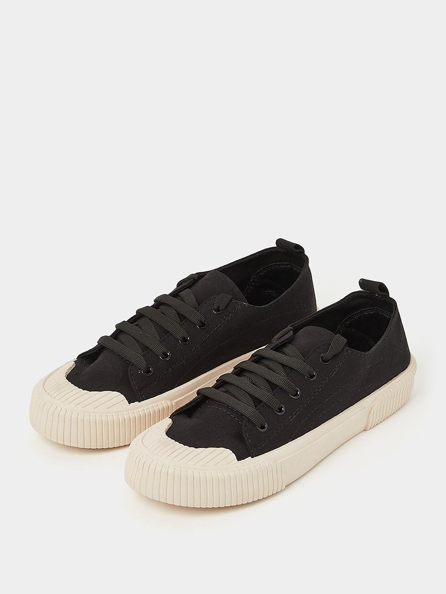 Canvas Lace Up Casual Shoes