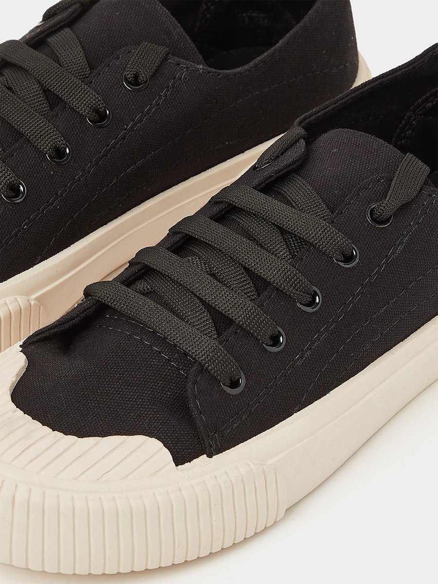 Canvas Lace Up Casual Shoes