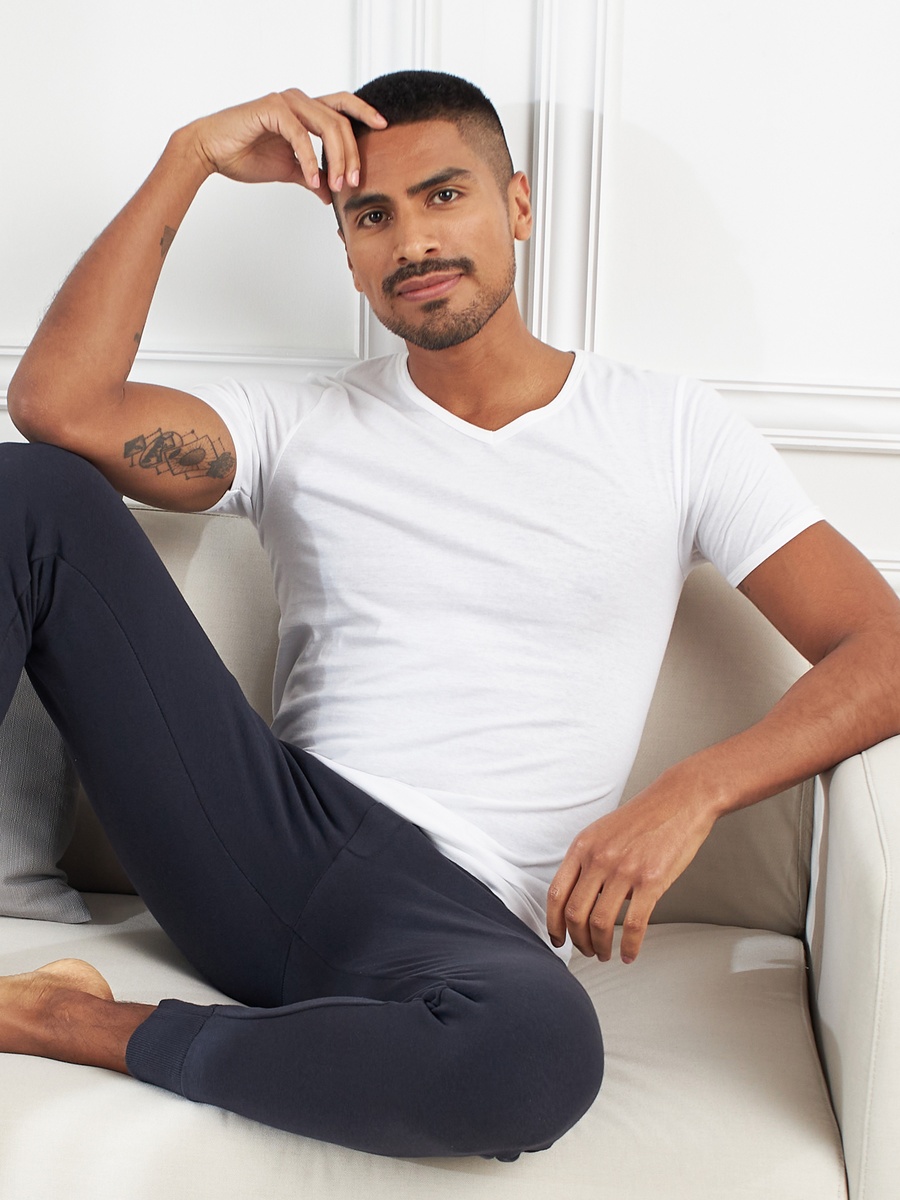 Pack of 3 - V Neck Cotton Vest
