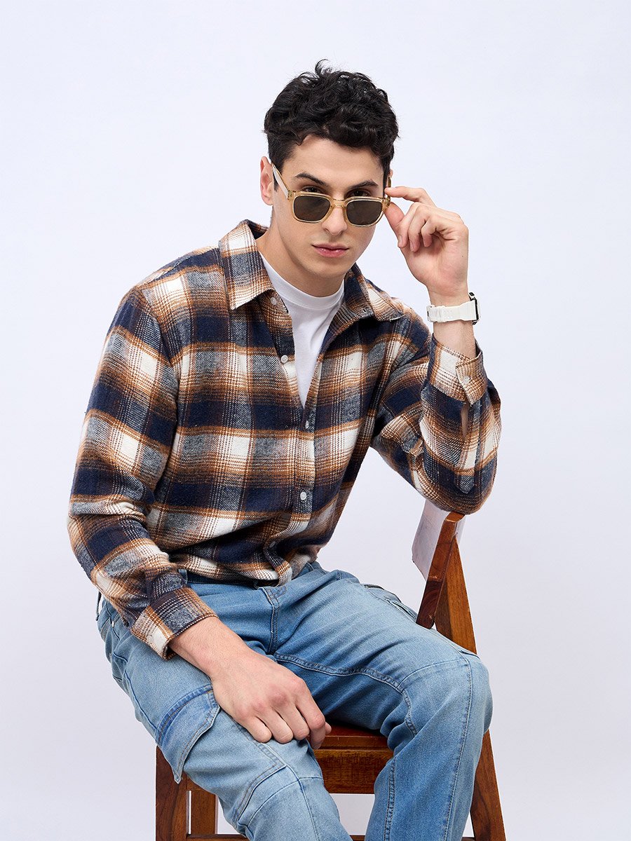 Slim Fit Cargo Jeans with Panel Detail