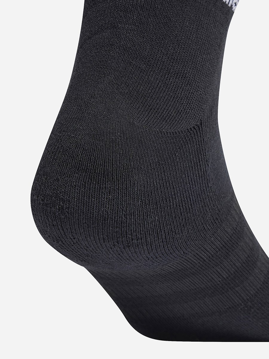 Cushioned Sportswear 3 Pair Pack Unisex Ankle Socks Black