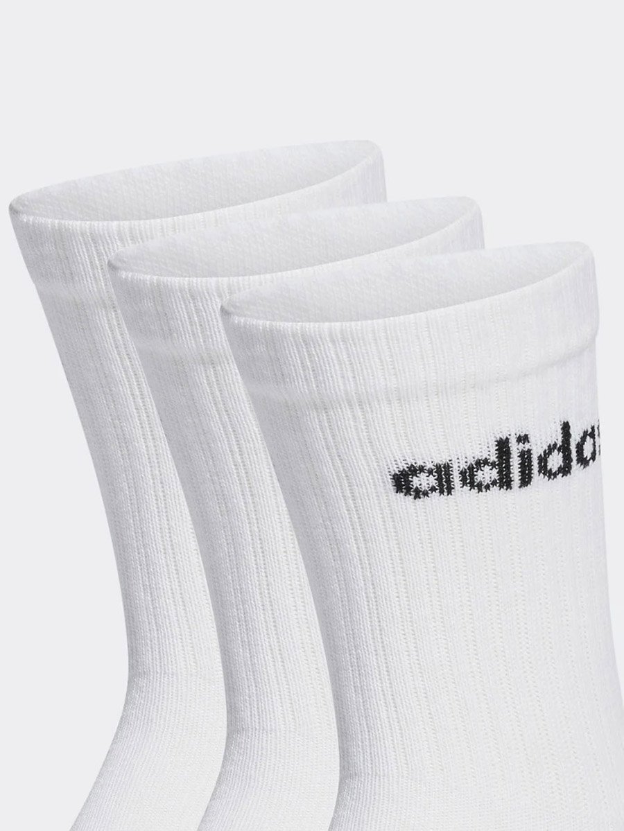 Linear Crew Socks Cushioned Socks - Pack of 3