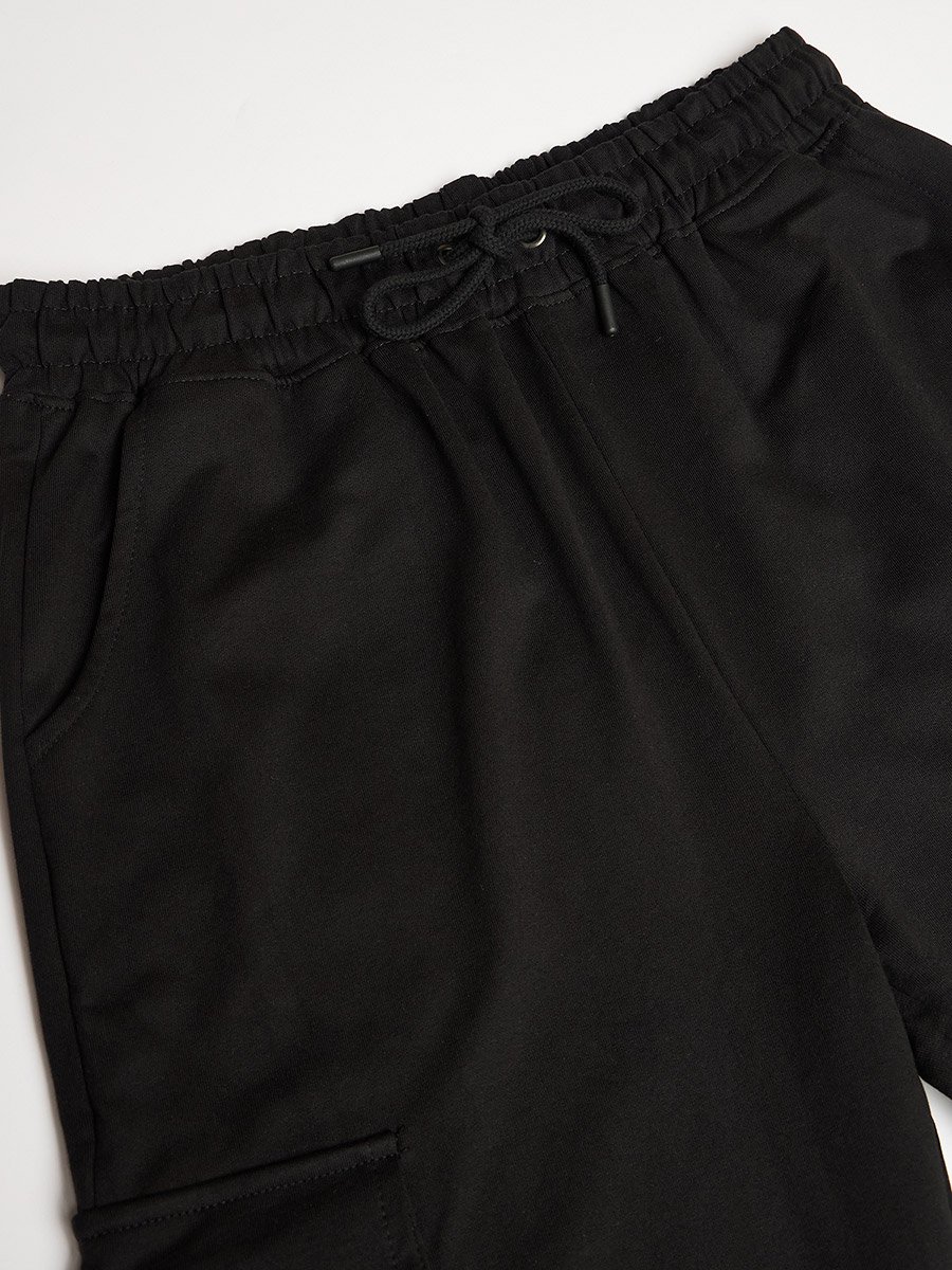Oversized Fit Cargo Joggers with Elasticated Hem