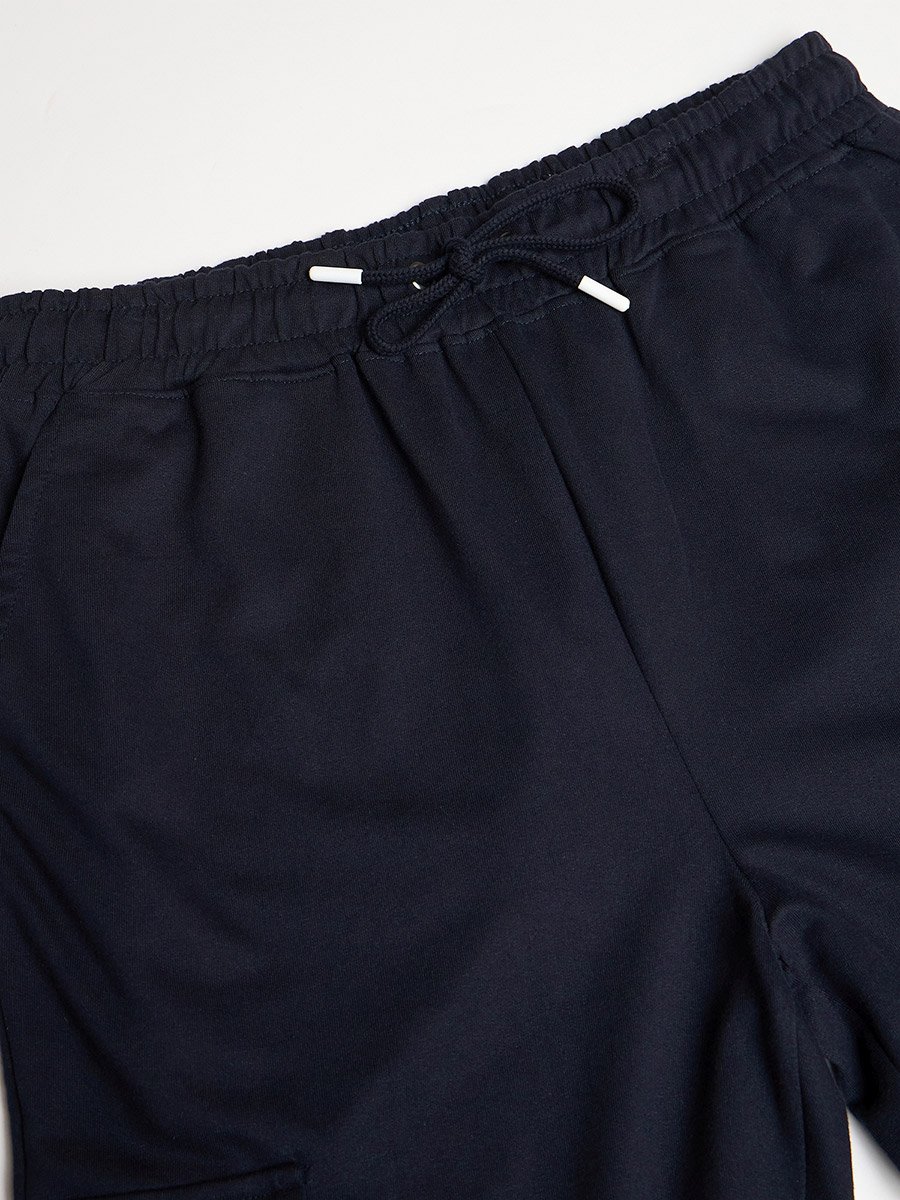 Oversized Fit Cargo Joggers with Elasticated Hem