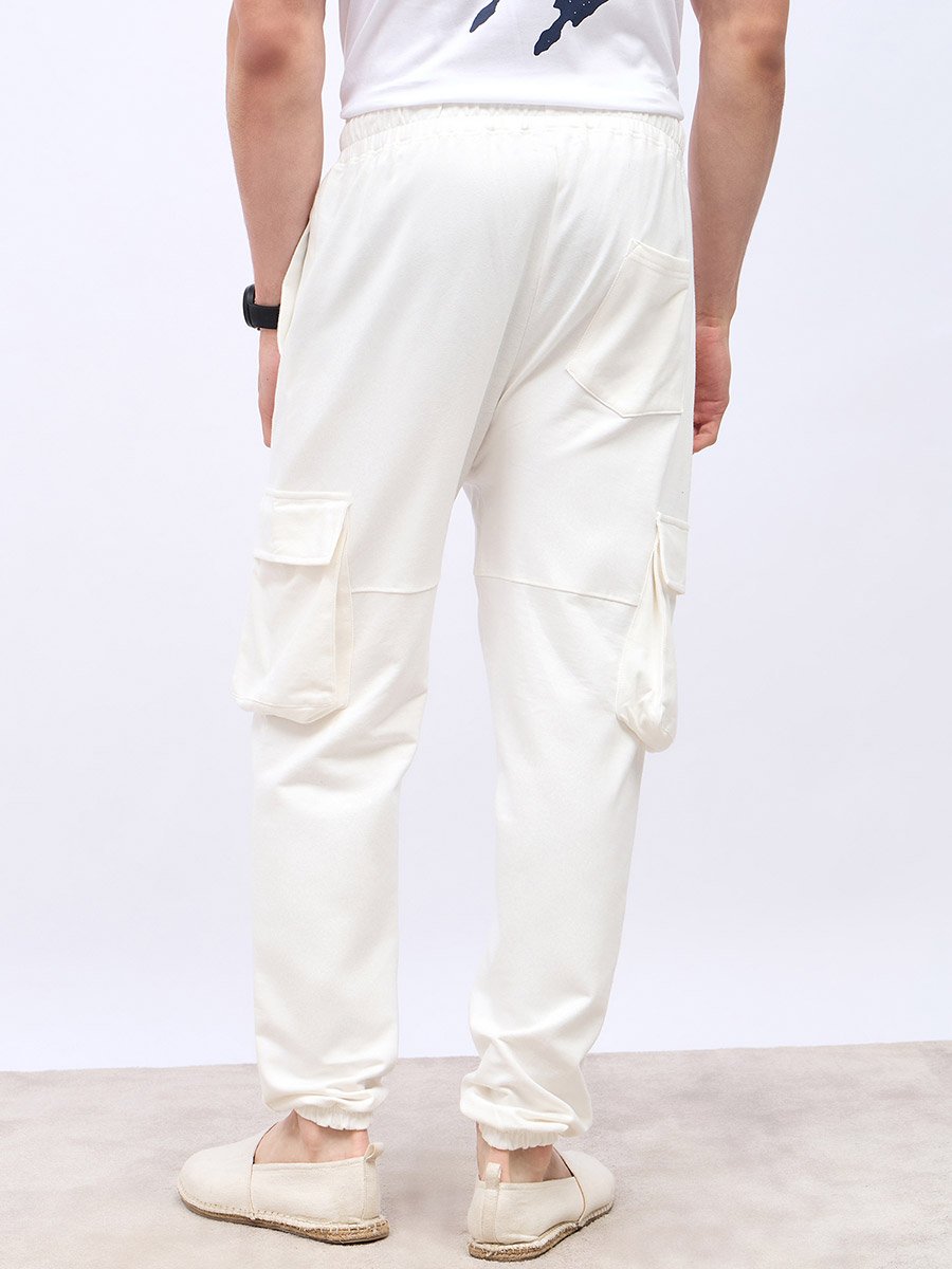 Oversized Cut and Sew Detail Cargo Jogger