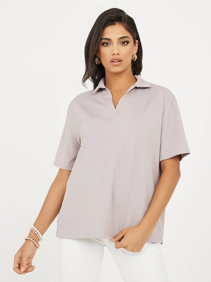 Regular Fit Collared Neck Polo T-Shirt