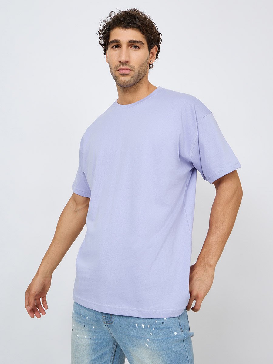 Back Graphic Compact Jersey Oversized T-Shirt